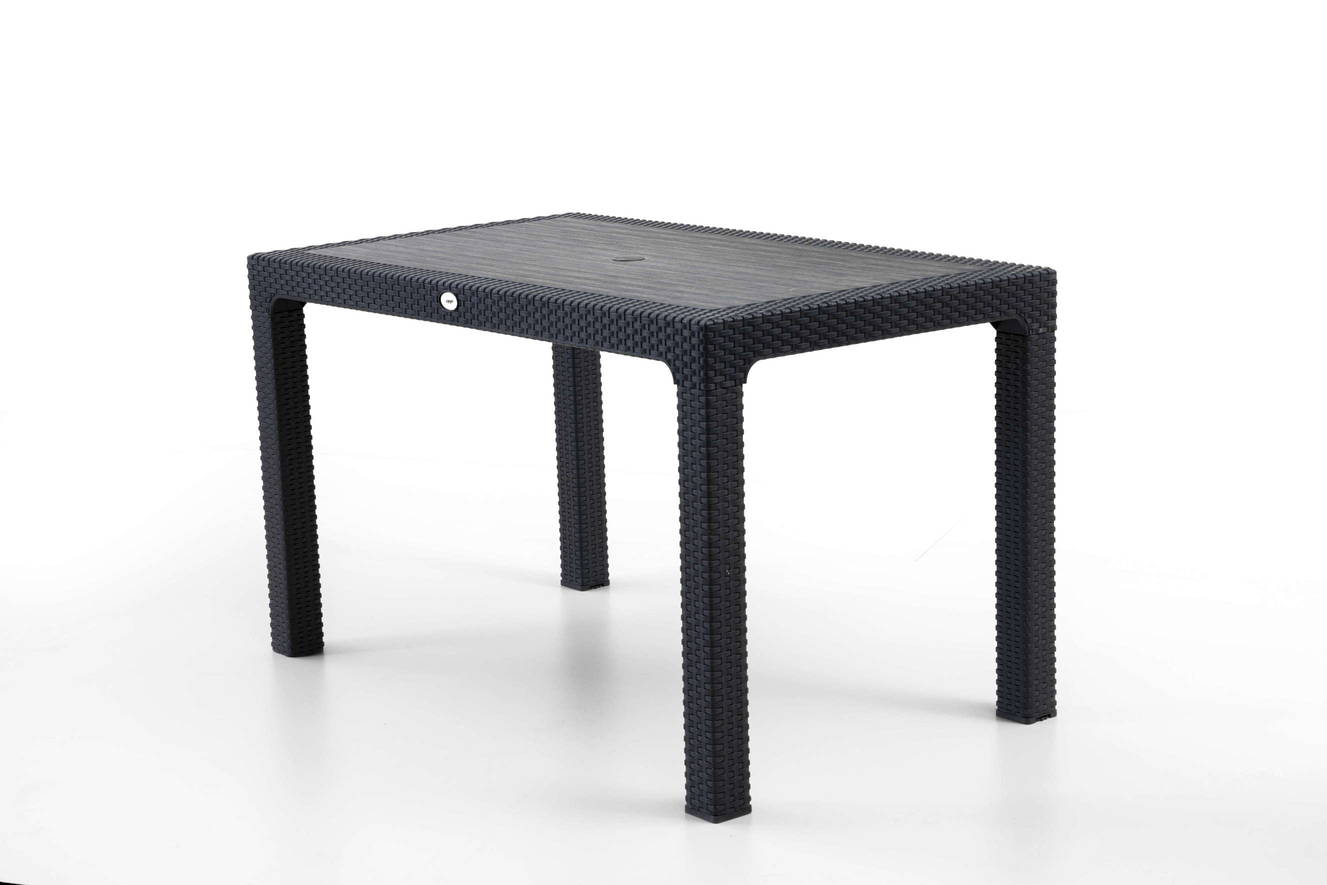 Rattan Table 75x125 - Image 1 of 3